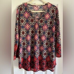Dress Barn Patterned Women's Top
